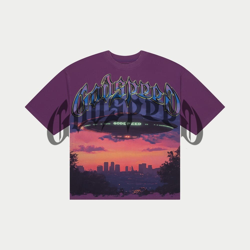 Purple Godspeed T shirt