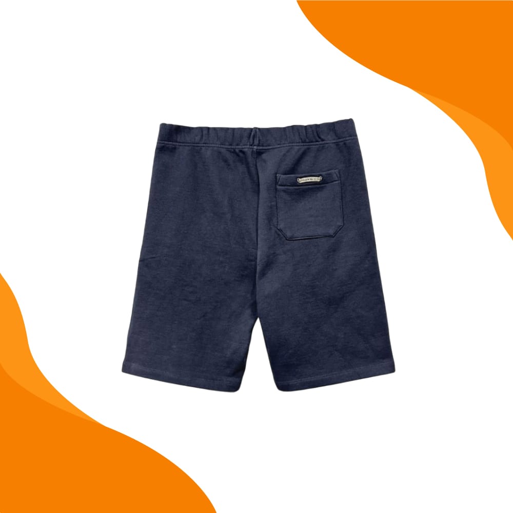 Red Chrome Heart Shorts