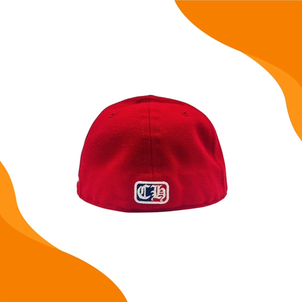 Red Chrome Hearts Hat