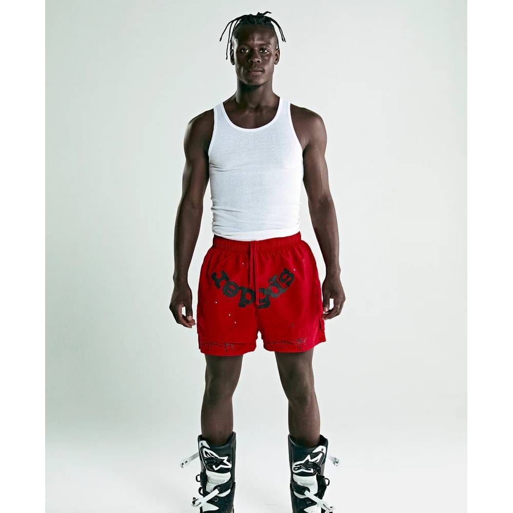 Red Sp5der Shorts