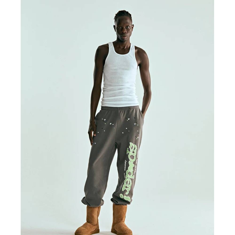 Sp5der Slate Grey Sweatpants