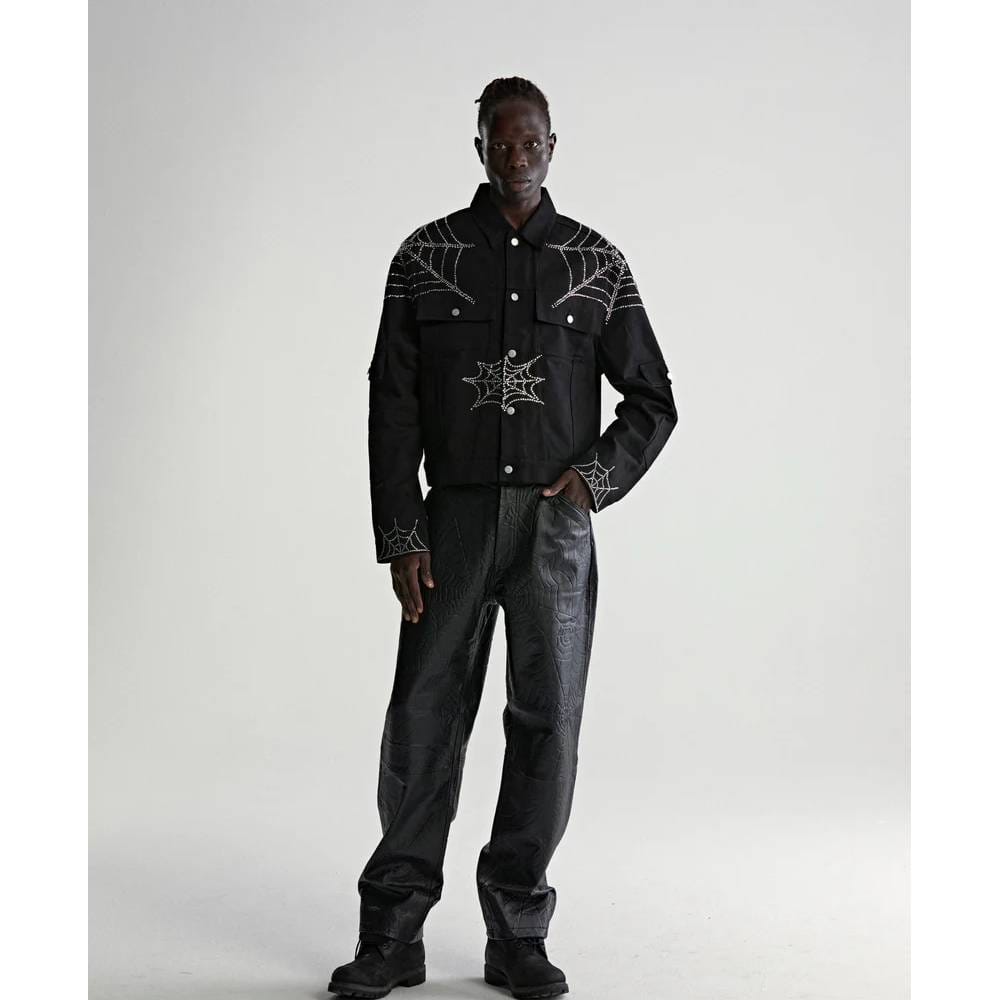 Black Sp5der Jacket