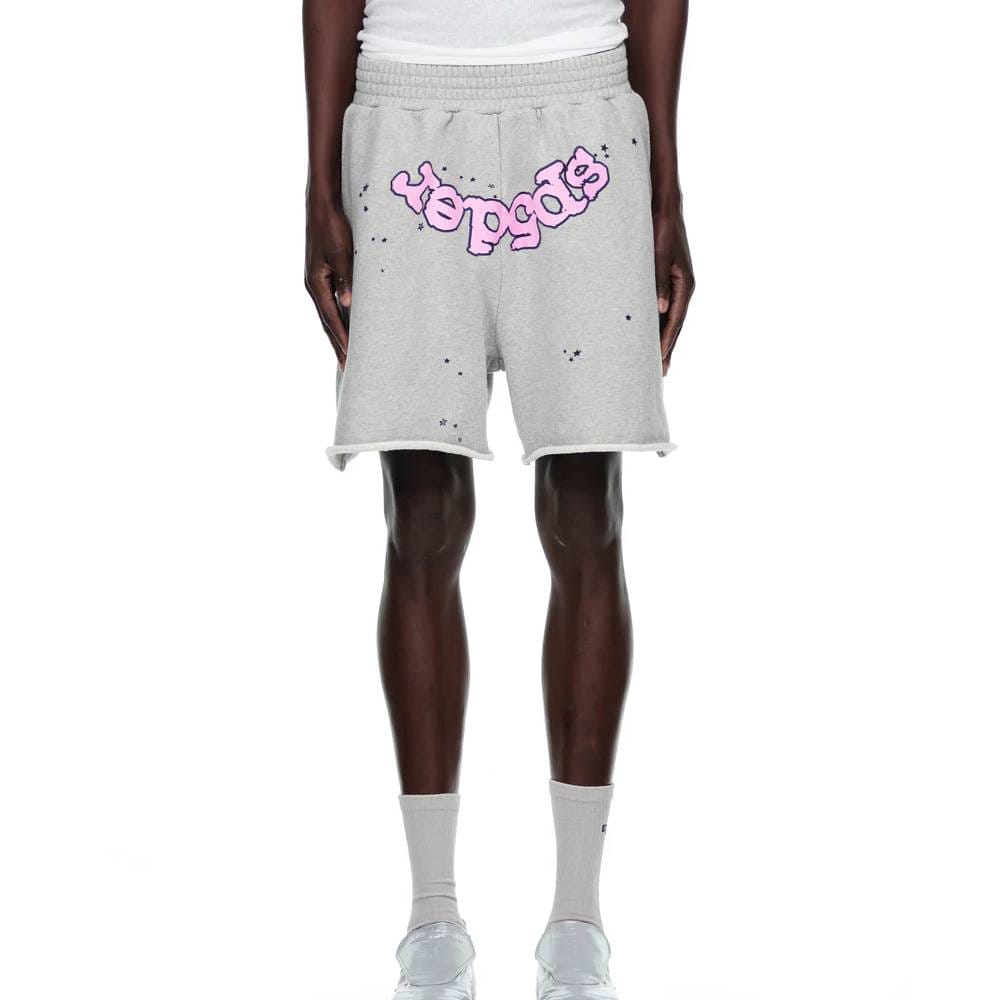 Grey Sp5der Shorts