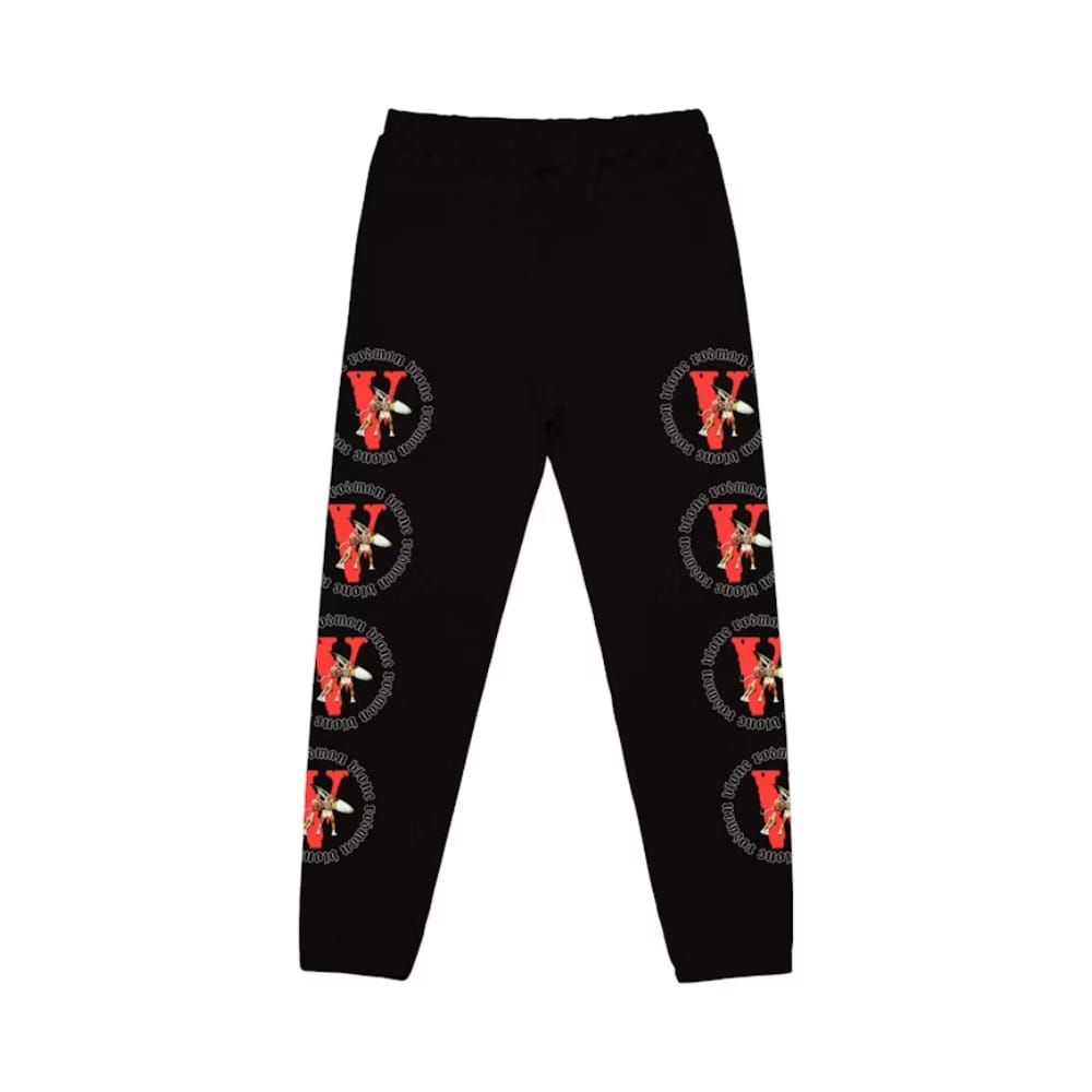 Vlone Rodman Devil Sweatpants Black
