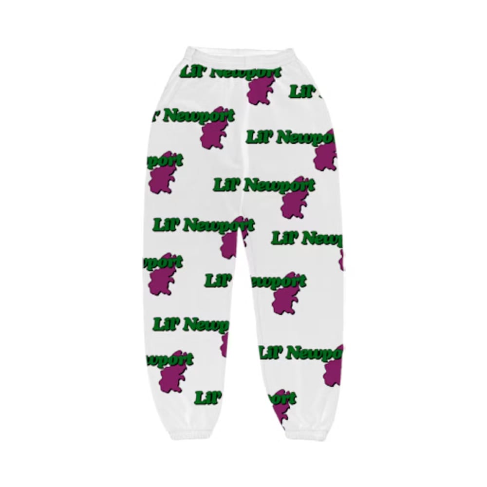 Vlone Yams Day Lil Newport Sweatpants White