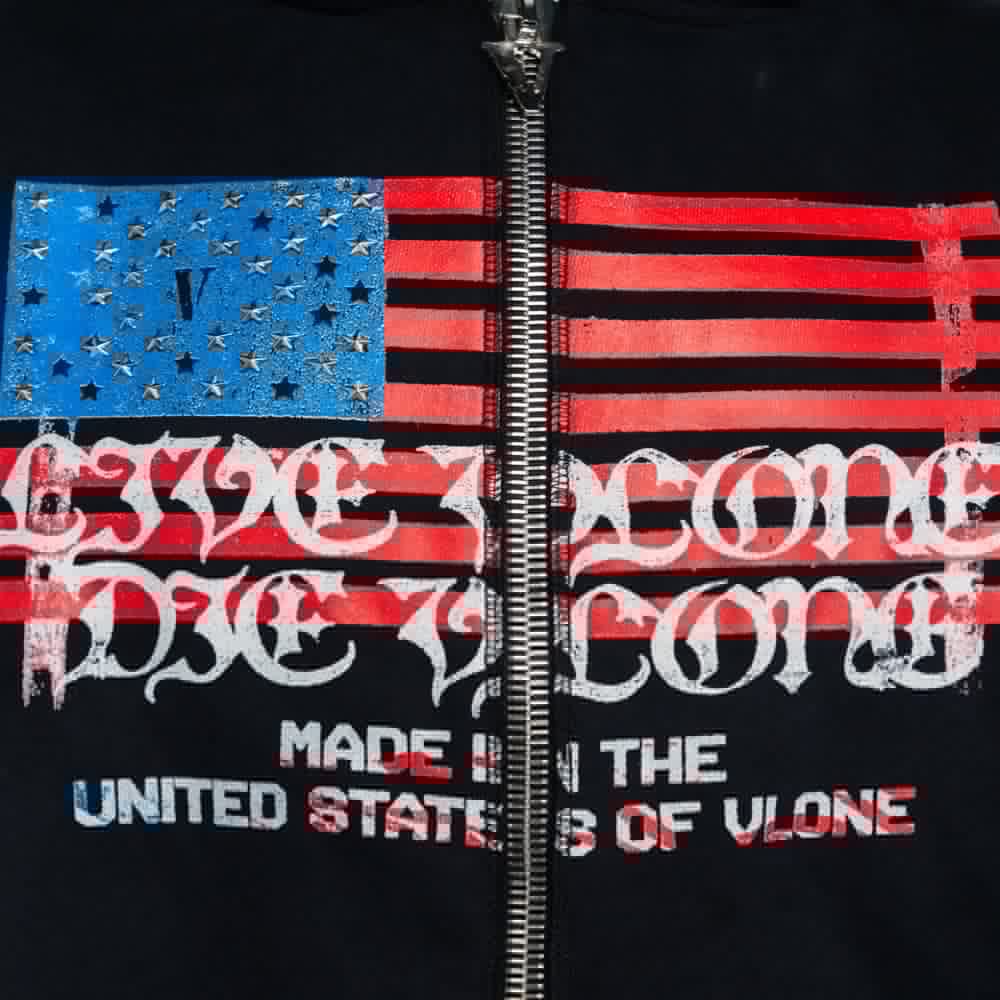 Vlone Zip Up Hoodie