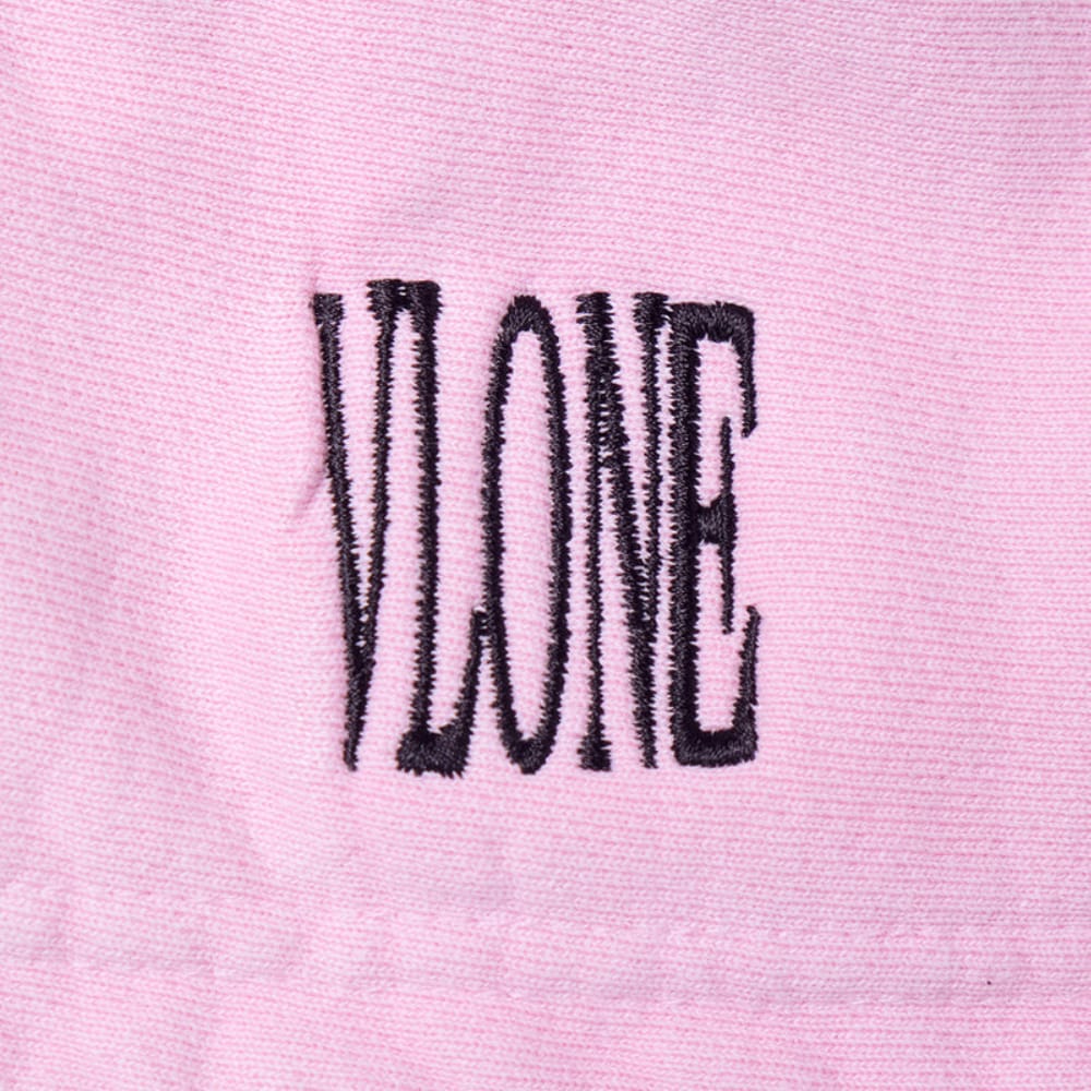 Vlone Zip Up Hoodie Pink