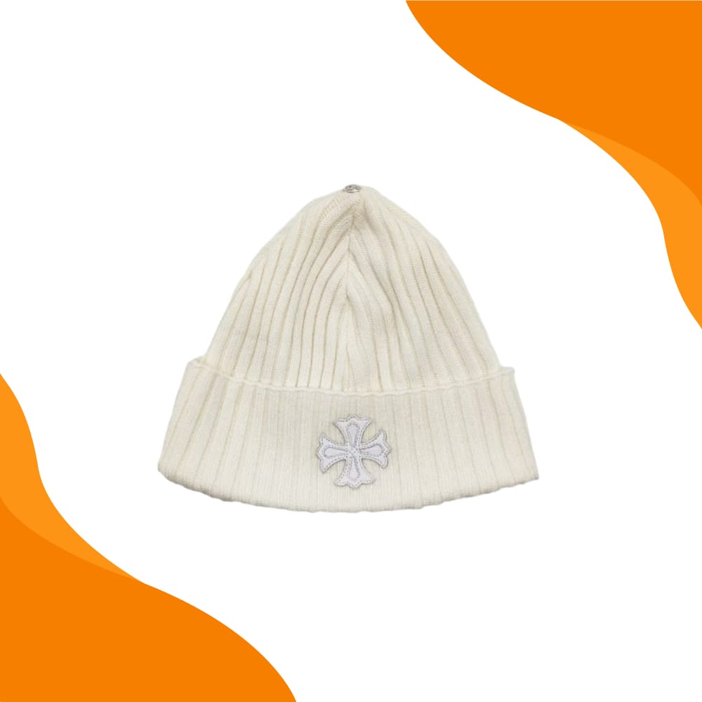 White Chrome Hearts Beanie