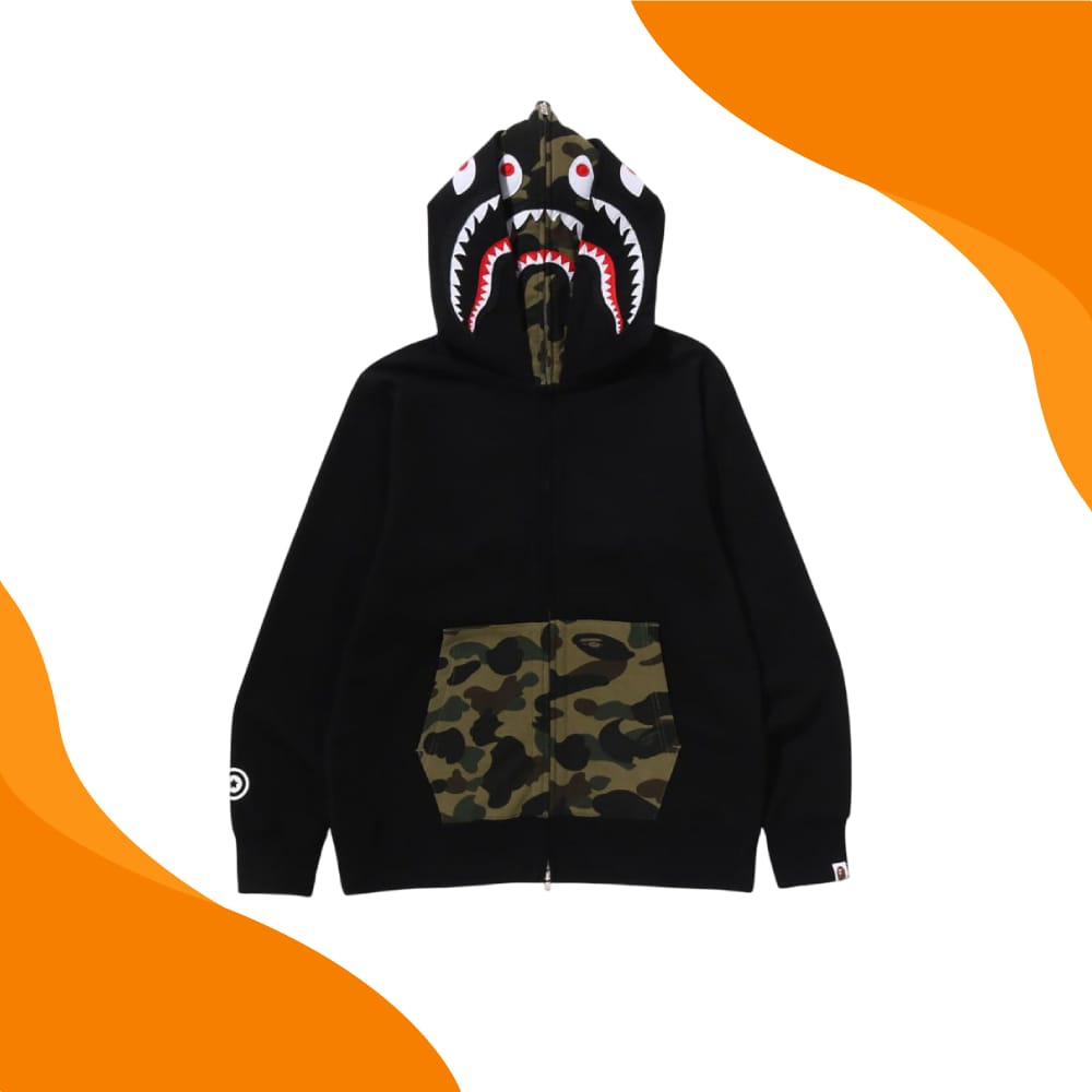 Bape 1st Camo Shark Full Zip Hoodie