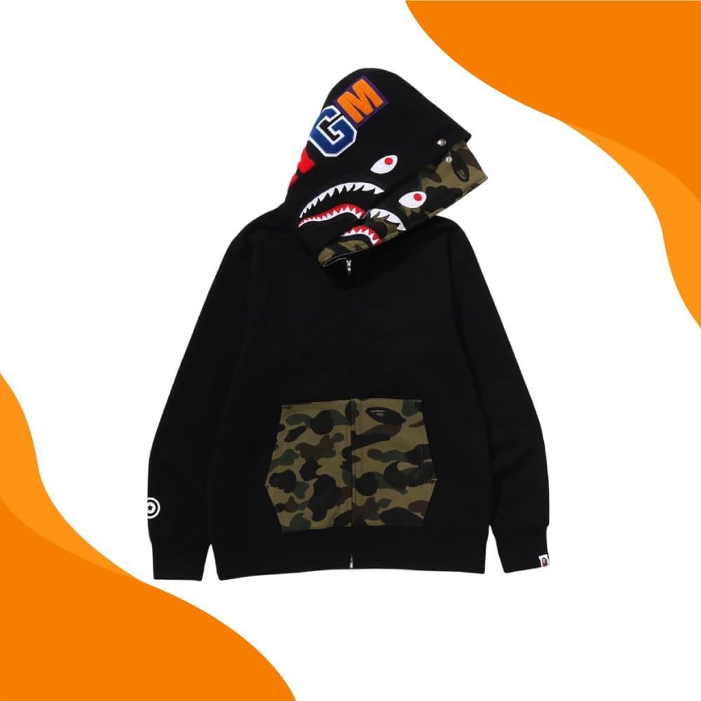 Bape 1st Camo Shark Full Zip Hoodie