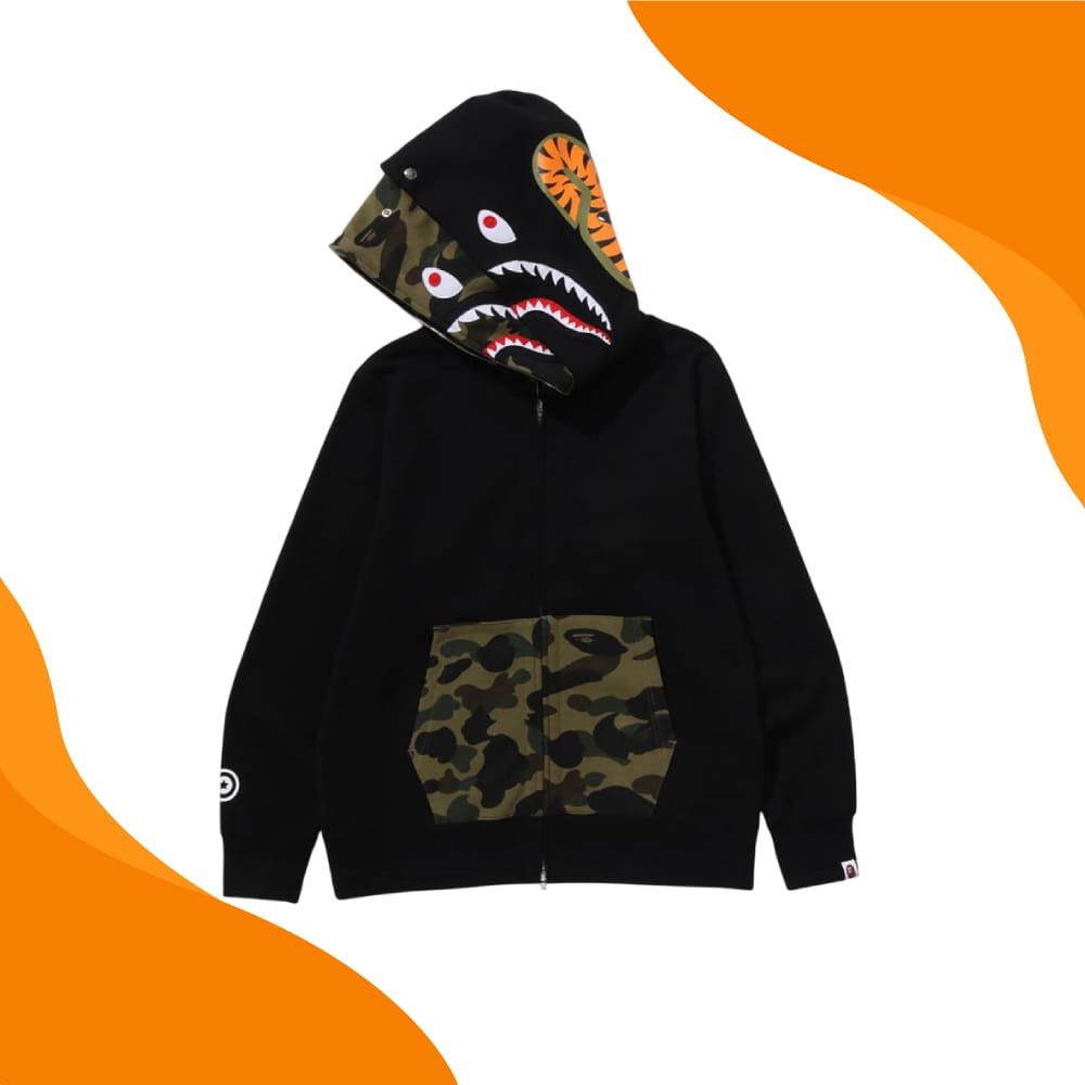 Bape 1st Camo Shark Full Zip Hoodie