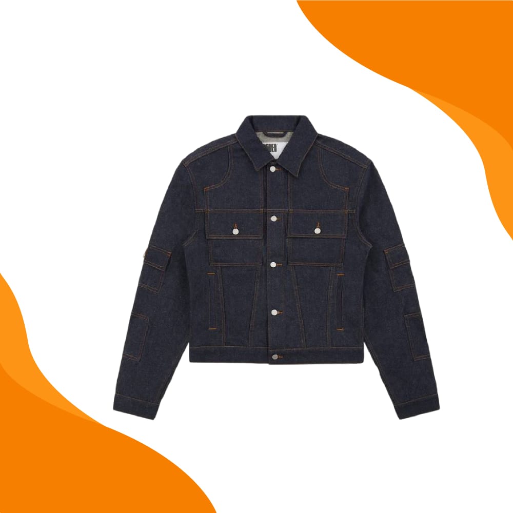 Sp5der Denim Trucker Jacket