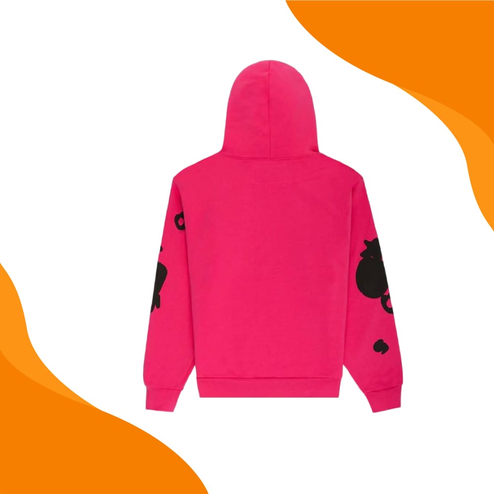 Sp5der Og Web Hoodie Pink