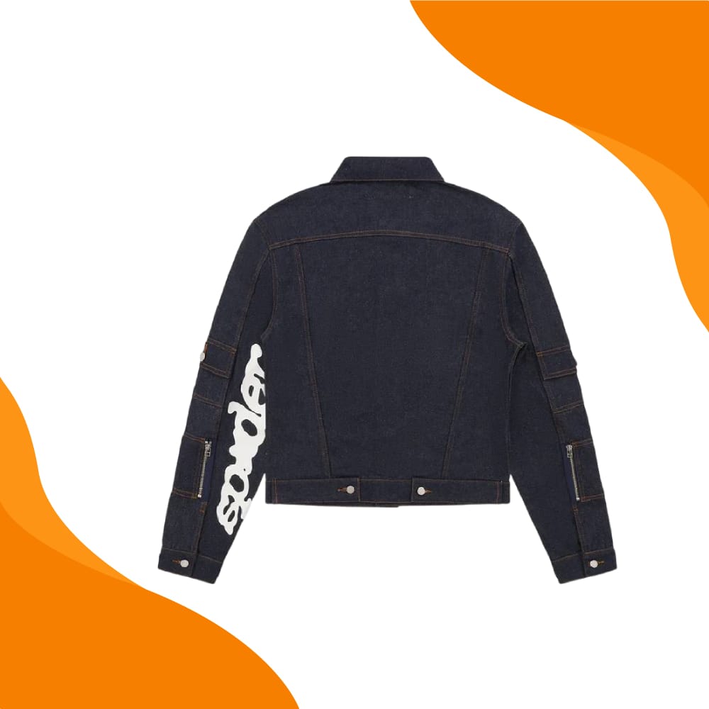 Sp5der Denim Trucker Jacket