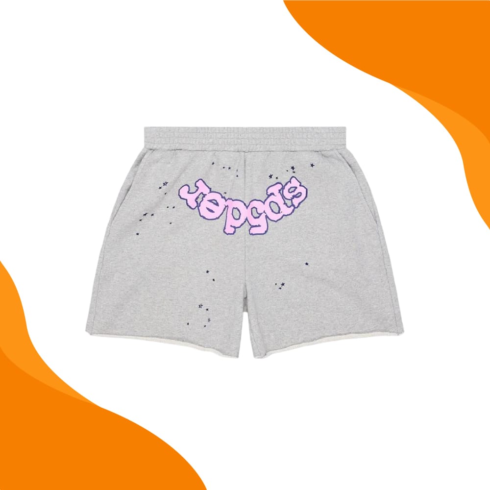 Grey Sp5der Shorts