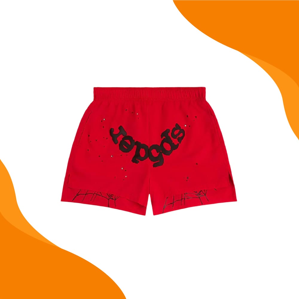 Red Sp5der Shorts