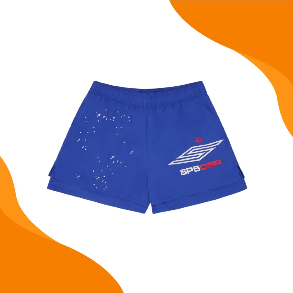 Sp5der Shorts Blue