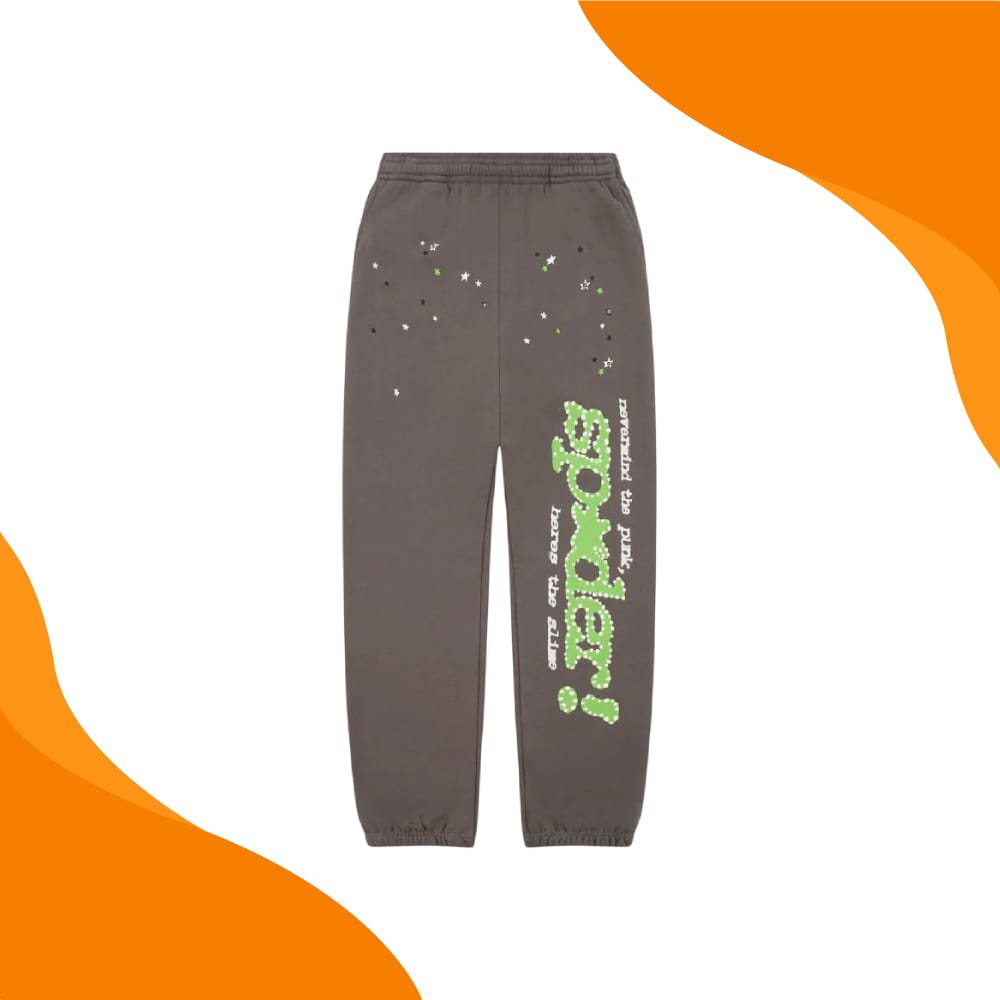 Sp5der Slate Grey Sweatpants
