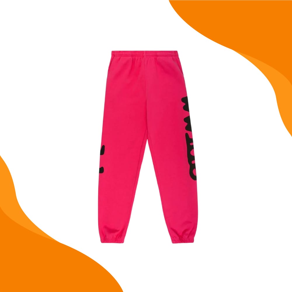 Pink Sp5der Sweatpants