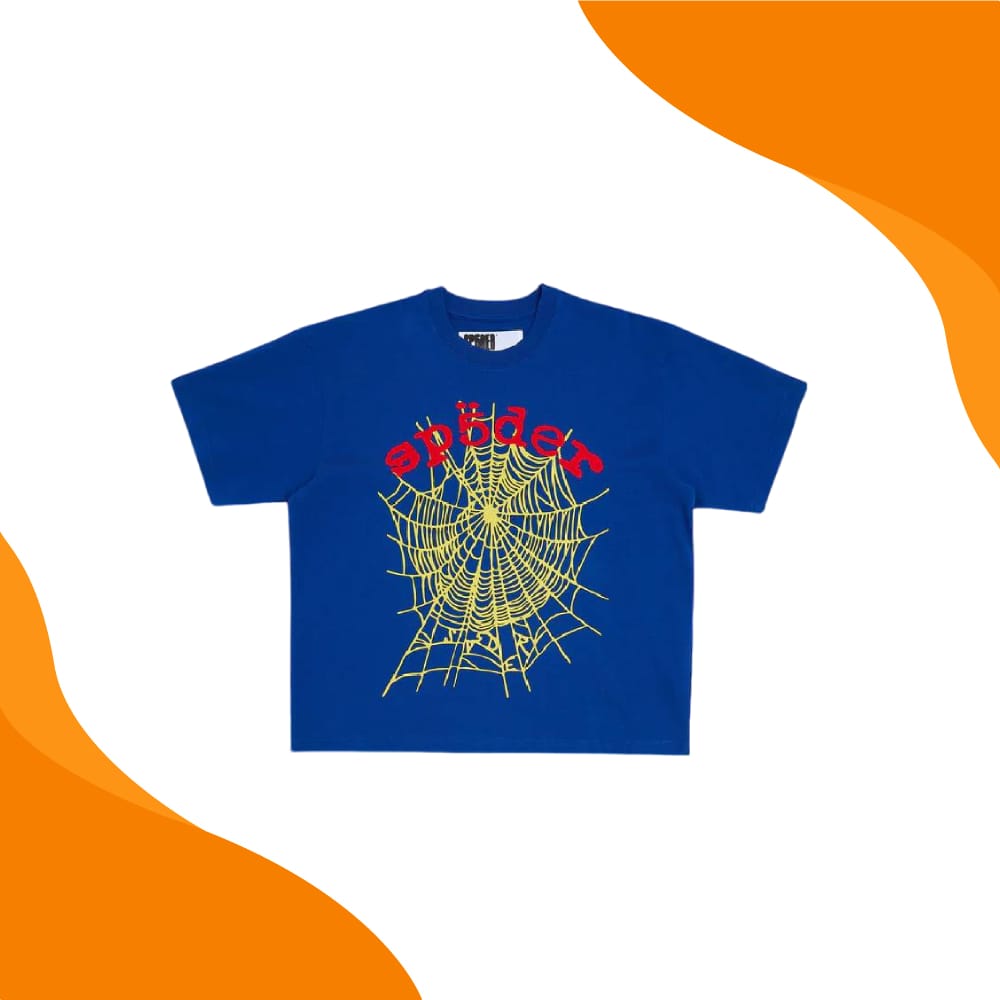 Sp5der Navy Blue Tee